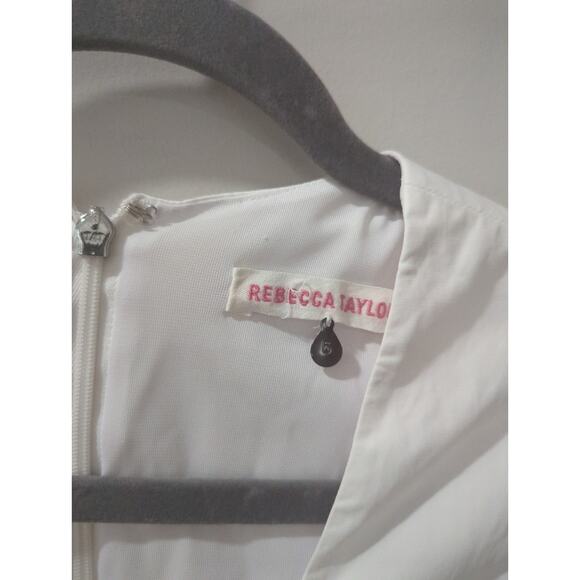 Rebecca Taylor Fit & Flare Poplin Dress - Picture 3 of 5